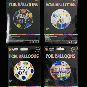 GLOBO METALIZADO 10 PULG LUNA-035