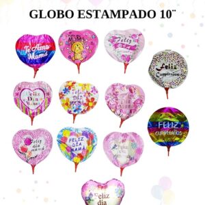 GLOBO METALIZADO CON PALO MAMA
