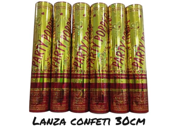 LANZA CONFETI DE 30 CM